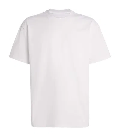 Skims Cotton Heavyweight T-shirt In White