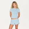 Skims Cotton Jersey In Blue