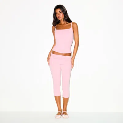 Skims Cotton Jersey In Pink