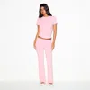 Skims Cotton Jersey In Pink