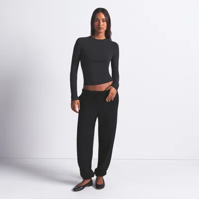 Skims Cotton Jersey In Black