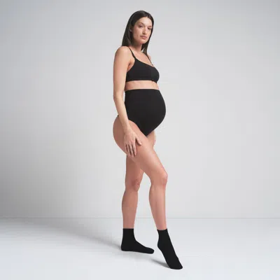 Skims Cotton Jersey In Black