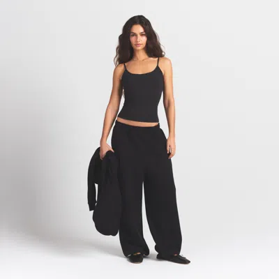 Skims Cotton Jersey In Black