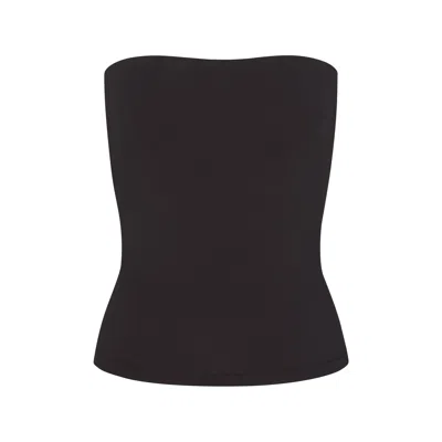 Skims Cotton Jersey In Black