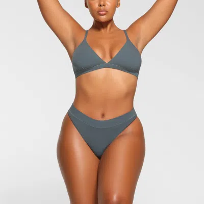 Skims Cotton Jersey In Blue