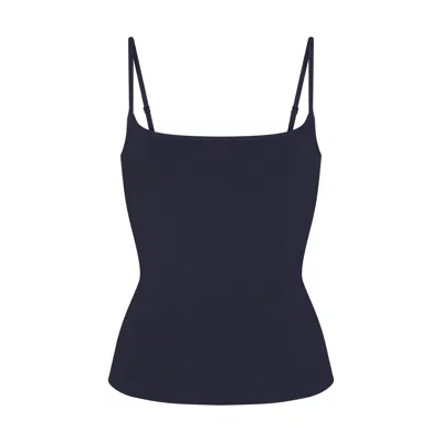 Skims Cotton Jersey In Blue