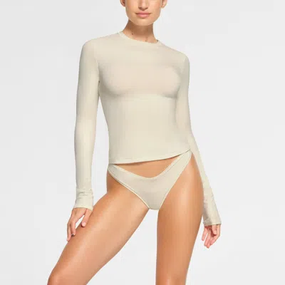 Skims Cotton Jersey In Brown