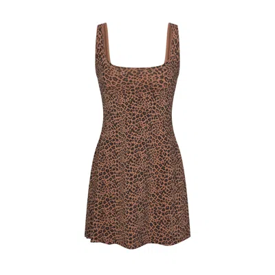 Skims Cotton Jersey In Brown