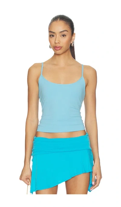 Skims Cotton Jersey Cami In Blue