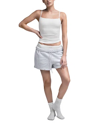 Skims Cotton Jersey Cami Top In White