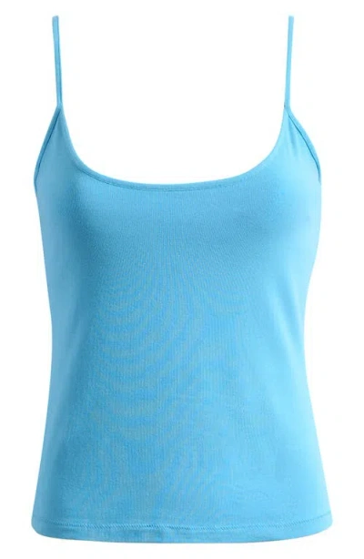 Skims Cotton Jersey Camisole In Blue