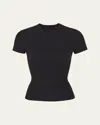 Skims Fits Everybody T-shirt Bodysuit In Soot
