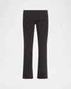 Skims Cotton Jersey Foldover Flare-leg Pants