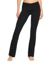 Skims Cotton Jersey Foldover Waist Pants In Soot