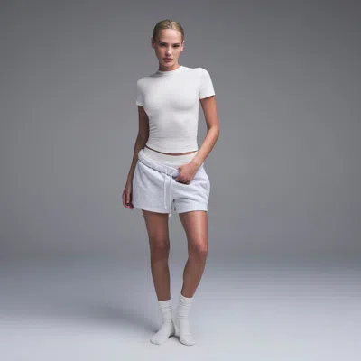 Skims Cotton Jersey In Gray