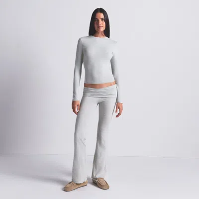 Skims Cotton Jersey In Gray