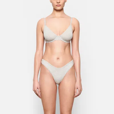 Skims Cotton Jersey In Neutral