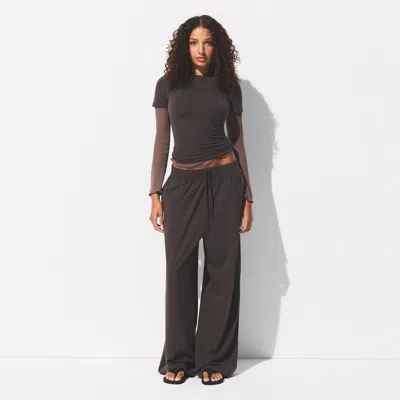 Skims Cotton Jersey In Black