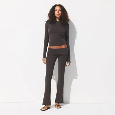 Skims Cotton Jersey In Black