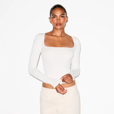 Skims Cotton Jersey In White