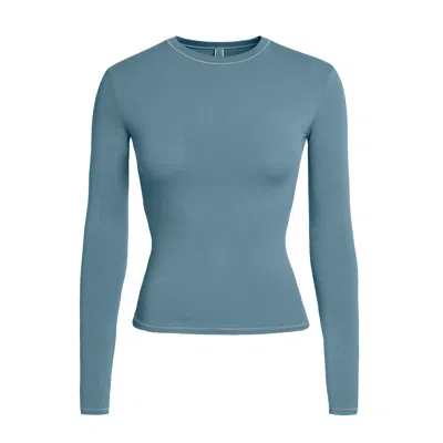 Skims Cotton Jersey In Kyanite