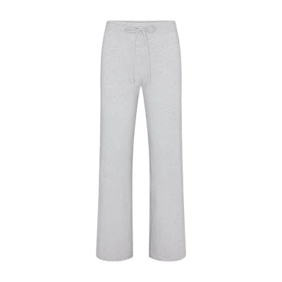 Skims Cotton Jersey In Light Heather Grey