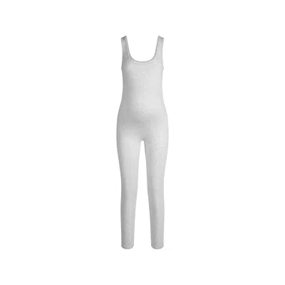 Skims Cotton Jersey In Light Heather Grey