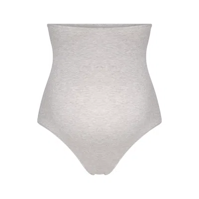 Skims Cotton Jersey In Light Heather Grey