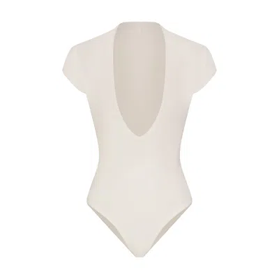 Skims Cotton Jersey In Neutral