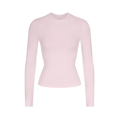 Skims Cotton Jersey In Pink