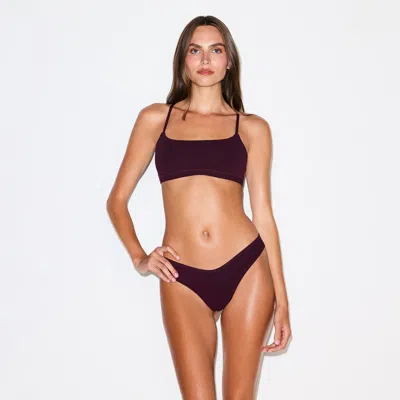 Skims Cotton Jersey In Purple