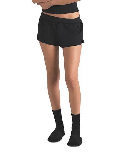 Skims Cotton Jersey Shorts In Black