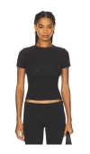 Skims Fits Everybody T-shirt Bodysuit In Black