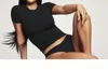 Skims Fits Everybody Stretch-jersey T-shirt In Black