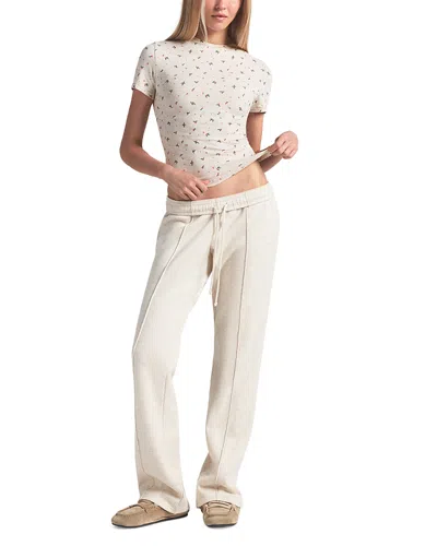 Skims Cotton Jersey Tee In White