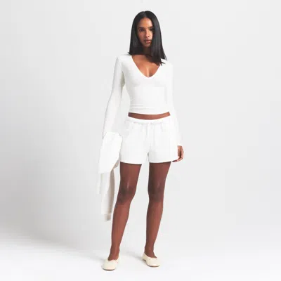 Skims Cotton Jersey In White