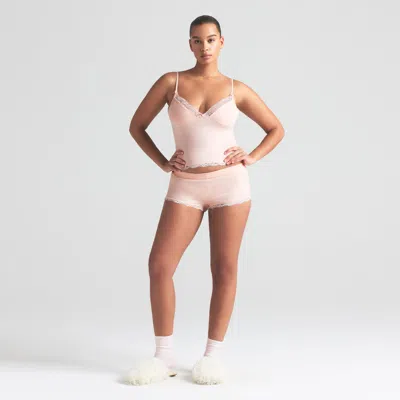 Skims Cotton Jersey In Pink