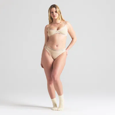 Skims Cotton Jersey In Yellow