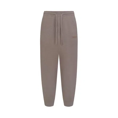 Skims Cotton Knit In Brown