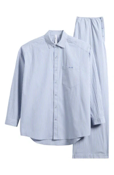 Skims Cotton Poplin Pajamas