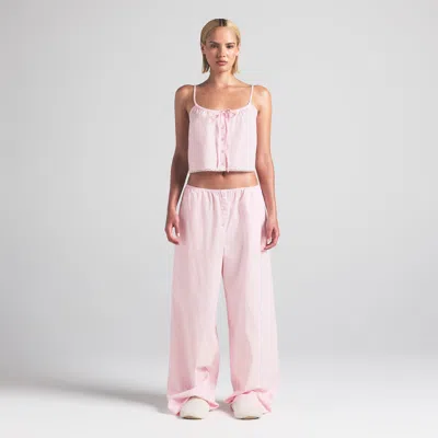 Skims Cotton Poplin In Pink