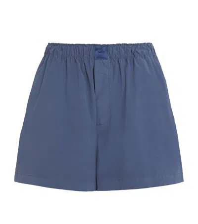 Skims Cotton Poplin Shorts