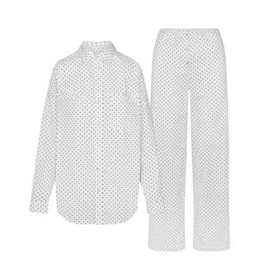 Skims Cotton Poplin In White