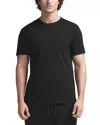Skims Mens Obsidian Lounge Relaxed-fit Cotton-blend Jersey T-shirt In Black