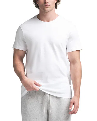 Skims Cotton Regular Fit Everyday Staple Tee In White