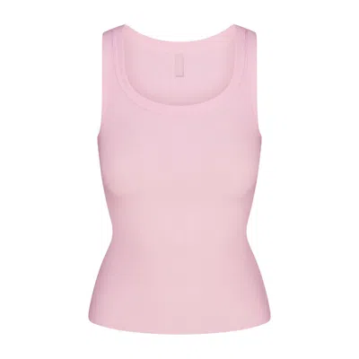 Skims Cotton Rib In Cherry Blossom
