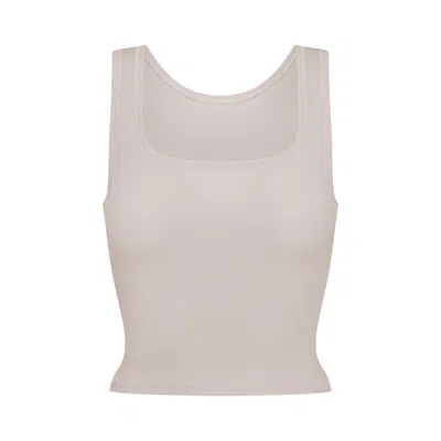 Skims Cotton Rib In Gray