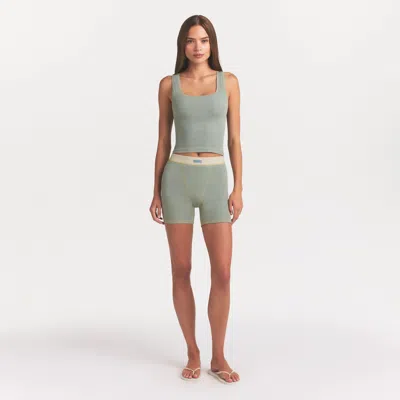 Skims Cotton Rib In Gray