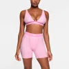 Skims Cotton Rib In Pink