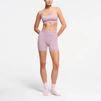 Skims Cotton Rib In Pink